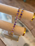 WAFA Amethyst Glow Crystal Bracelet