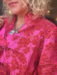 Pink Evenings Jacquard Dress