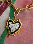 Jennifer Thames Watercolor Heart Necklace