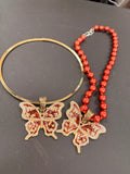 Rust & Wings Necklace
