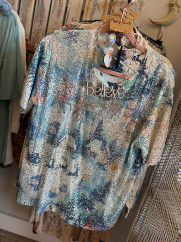 Frosted Wonderland Sequin Tee