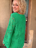 Lucy Green Crochet Tunic / Dress by Lady the Brand