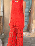 The Leon Coral Lace Set by Lady the Brand