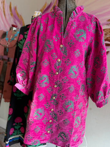 Pink Palace Brocade Dress