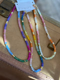 Dyed Jade Bead Necklace by Jennifer Thames Originals