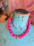 Poolside Pop Necklace – Hot Pink