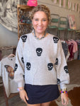 Spooky Cozy Skull Sweater