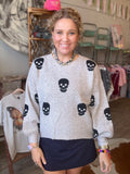 Spooky Cozy Skull Sweater