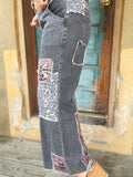 Wild Streak Patchwork Denim Jeans