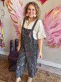 Vintage Oversized Flower Overalls