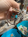 Turquoise Dream Hoops