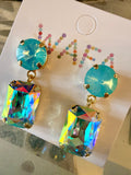 WAFA Color Crush Crystal Earrings