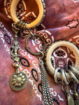 “Wild Spirit Necklace” – Art by Amy Ivory Rings & Metal Fringe Statement