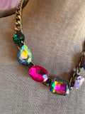 Midnight Carnival Crystal Necklace