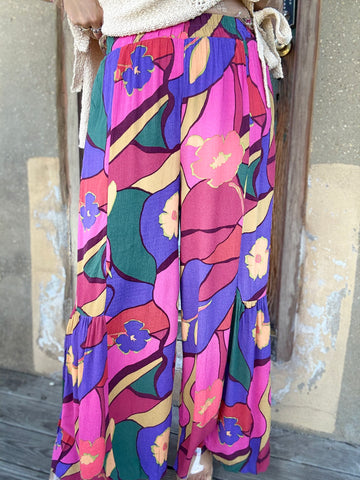 Petal Mirage Wide Pants