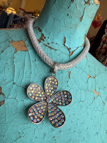 Stardust Daisy Statement Necklace