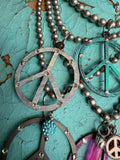 ✨ Peace, Love & Boho Necklace