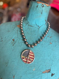Peace in the USA Necklace