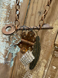 A Rare Bird Antique Key Necklace