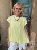 Lemon Sugar Washed Tee