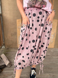 Rosé Rebel Cargo Skirt