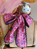 Electric Plum Silk Twilly