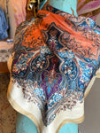 A Rare Bird "Jewel Tone Paisley" Wild Rag