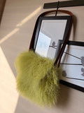 Chartreuse Mongolian Bag by Art by Amy