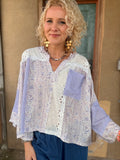 Lavender Daydream Patchwork Top