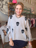Spooky Cozy Skull Sweater