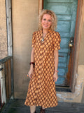 Espresso Harvest Midi Dress