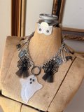 Haunted Glass Ghost Necklace by Gypsy South