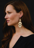 Gold Geometric Dangle Earrings