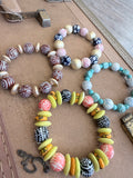 Lucky Garden Chinoiserie Bracelet Mahjong