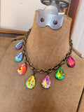 Prismatic Teardrop Necklace