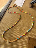Sweetheart Seed Bead Necklace by Jennifer Thames Originals