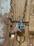 A Rare Bird Antique Key Necklace