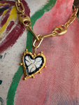 Jennifer Thames Watercolor Heart Necklace