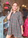 🌿 Woodland Whimsy Babydoll Dress