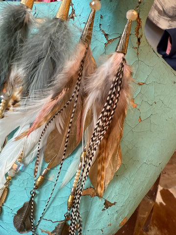 Wild Spirit Feather Earrings by A Rare Bird
