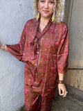Lady the Brand Lady Cherie Bronze Satin Set