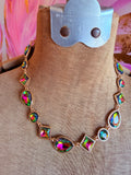 Kaleidoscope Crystal Necklace