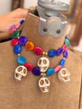 Sugar Skull Boho Necklace