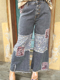 Wild Streak Patchwork Denim Jeans