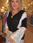 Midnight Bloom Top