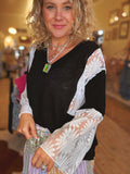 Midnight Bloom Top