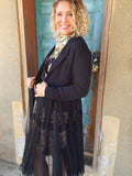Black Midnight Waltz Jacket