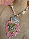 Velvet Devotion Sacred Heart Necklace by Gypsy South