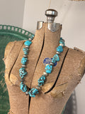 Chunky Turquoise Stone Necklace by A Rare Bird