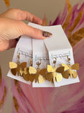 Golden Flutter Earrings by Jennifer Thames Originals